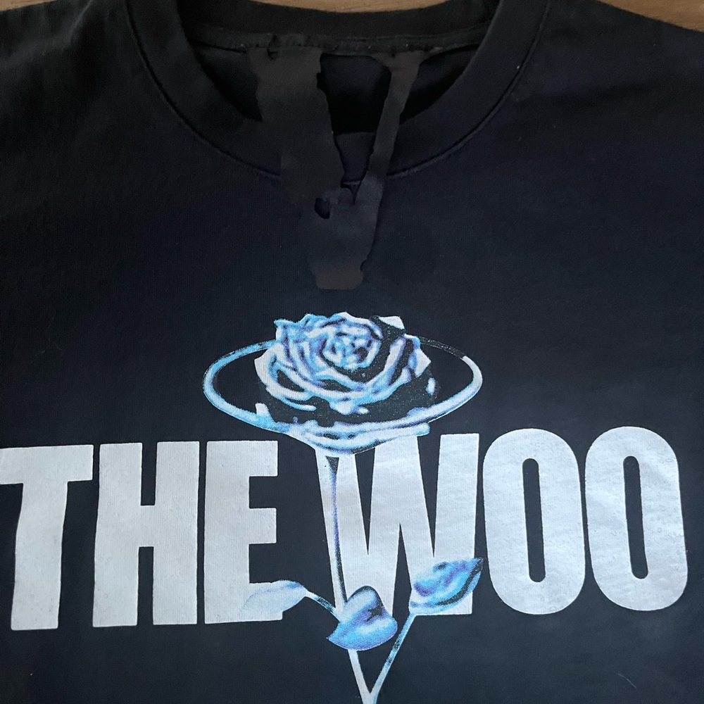 Pop Smoke x Vlone The Woo T-Shirt Black Small $65